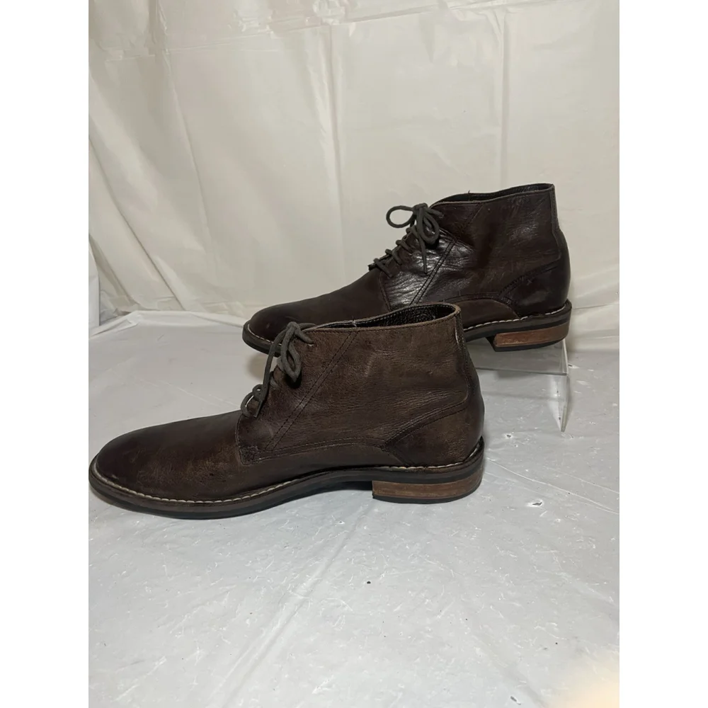 Cole Haan Canton Brown Leather Chukka Ankle Boot C11858 Mens 12 M Excellent_10